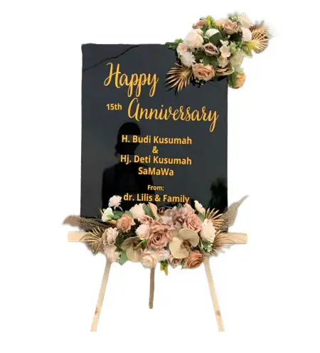 Papan Bunga Akrilik Sagalaherang Kaler