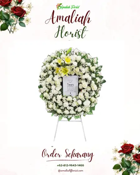 Krans Bunga Duka Sagalaherang Kaler